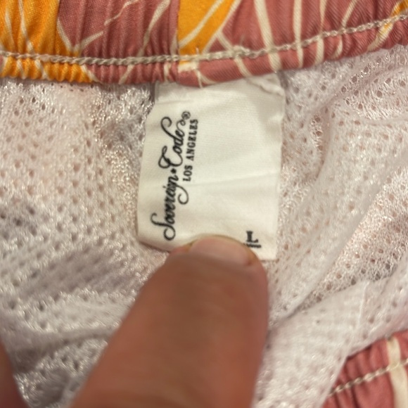 B0807 Sovereign CODE Trunks Orange Pink Board Shorts grape Fruit Slices LARGE - Picture 2 of 7
